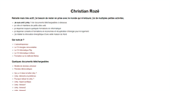 Desktop Screenshot of christian-roze.fr