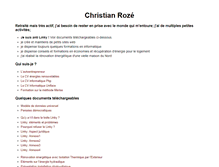Tablet Screenshot of christian-roze.fr